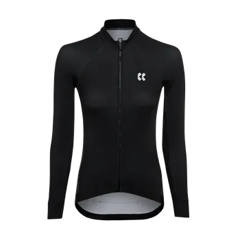cyklistický dres Kalas Dámský cyklistický dres PASSION Z3 | Dres dlouhý rukáv TEMPS | black Kalas velikost: 4 (L)