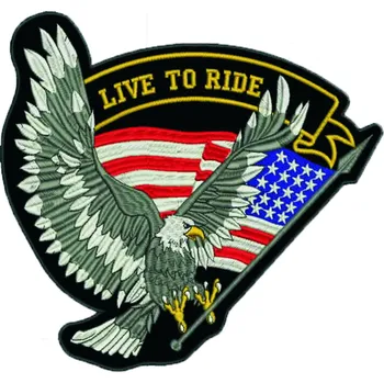 Nášivka PPRELAX orel Live to ride Velikost: malá