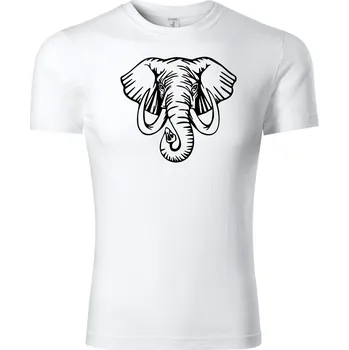 Chlapecké tričko Fenomeno Dětské tričko Slon hlava - bílé Velikost: 158cm/12 let