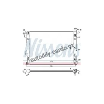 Chladič motoru Chladič motoru NISSENS 66765