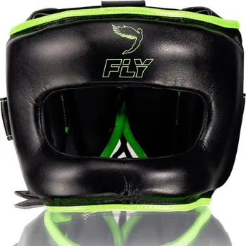 Chránič hlavy na box a bojový sport Helma s chráničem nosu Fly Superbar X - černá / zelená