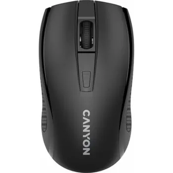 Myš Canyon CNE-CMSW07B CANYON myš optická bezdrátová MW-7, nastavitelné rozlišení 800/1200/1600 dpi, 4 tl, USB dongle, 1xAA, černá