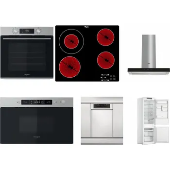 Set domácích spotřebičů WHIRLPOOL OMK58CU1SX + WHIRLPOOL AKT 8130/NE + WHIRLPOOL WHBS 62F LT K + WHIRLPOOL MBNA910X + WHIRLPOOL WSBO 3O34 PF X + WHIRLPOOL WHC18 T311