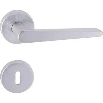 Dveřní kování TI - SECO - R 1964 rozety BB, klika/klika OCS - Chrom broušený (96)