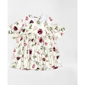 Dívčí šaty made in Italy Dívčí letní šaty 23599 květy Rozměr: 128