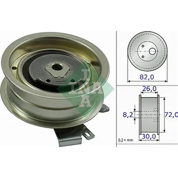 INA Napínací kladka, ozubený řemen 531020320