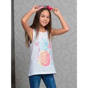 Dívčí tílko Dívčí tílko - Winkiki WTG 01797, bílá Barva: Bílá, Velikost: 158