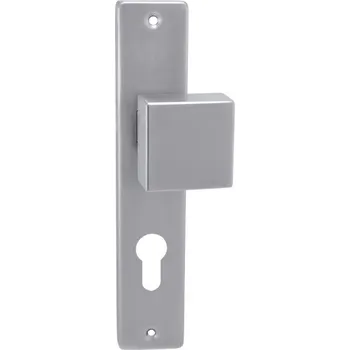 Madlo do koupelny MP - MADLO PEVNÉ VYOSENÉ - SH bez otvoru, madlo pevné pravé ks BN - Broušená nerez