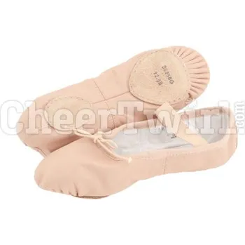 Dětská sálová obuv Taneční piškoty textilní růžová (saténová) / velikost 27