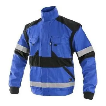pracovní blůza Canis - CXS Blůza CXS LUXY BRIGHT, pánská, modro-černá, vel. 66 - CN-1010-028-411-66