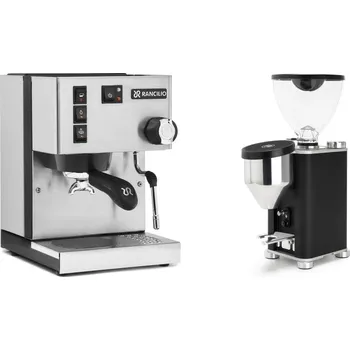 Kávovar Rancilio Silvia E + Rocket Espresso GIANNINO, black/chrome