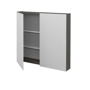 Koupelnový nábytek Dřevojas Dvoudveřová galerka PREMIUM GA2E 80 - N06 Lava