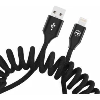 Datový kabel Tellur datový kabel Rozšiřitelný USB na Lightning 3A 1,8 m černý