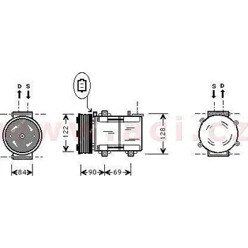Kompresor klimatizace kompresor klimatizace 3.0i 24V (±AUT)