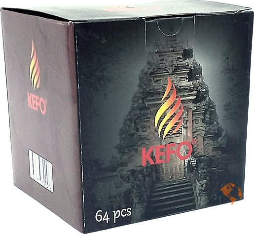 Kokosové uhlíky (brikety) pro vodní dýmky 'Kefo XL' 1kg