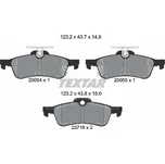 TEXTAR Sada brzdových destiček, kotoučová brzda 2505401