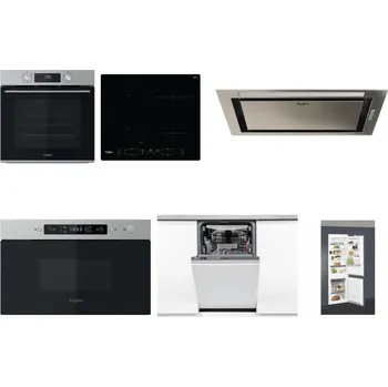 Set domácích spotřebičů WHIRLPOOL OMK58CU1SX + WHIRLPOOL WL B8160 NE + WHIRLPOOL WCT3 64 FLB X + WHIRLPOOL MBNA910X + WHIRLPOOL WSIO 3O34 PFE X + WHIRLPOOL ART 66112