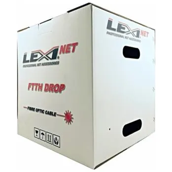 Síťový kabel Optický kabel DROP , FTTx 4 vl. SM 9/125 G.657A1 samonosný, tah 500N, LSOH, venkovní - metráž