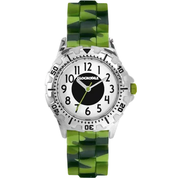 Hodinky CLOCKODILE Svítící maskáčové sportovní chlapecké dětské hodinky SPORT 4.0 CWB0082 (číselník svítí ve tmě | luminiscence )