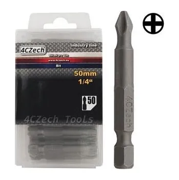 Bit 4CZech Bit 1/4" PH 1 délka 50mm balení 50ks - 4CZ-8082-01-50