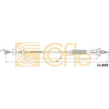 Spojkové lanko COFLE Tažné lanko, ovládání spojky 113029