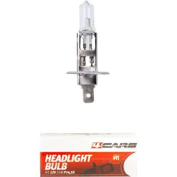 Povinná bezpečnostní výbava 4CARS Žárovka H1 12V 55W