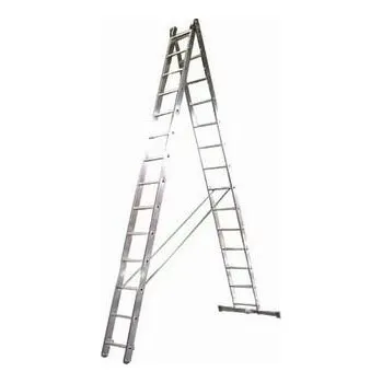 Žebřík Alve Žebřík dvoudílný univerzální 400/683cm Eurostyl 2x14 příček 15kg - AL7514