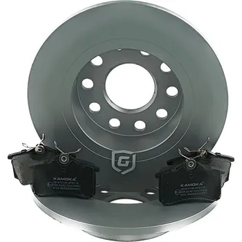 Brzdový komplet Sada zadních kotoučů a destiček KAMOKA SADA222 SADA222