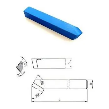 Příslušenstí k soustruhu Poldi Kladno Soustružnický nůž 25x25x140 ubírací přímý 60° R DIN4951 - PK3516-25X25