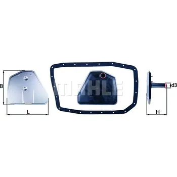 Hydraulický filtr MAHLE ORIGINAL Hydraulický filtr, automatická převodovka HX162D