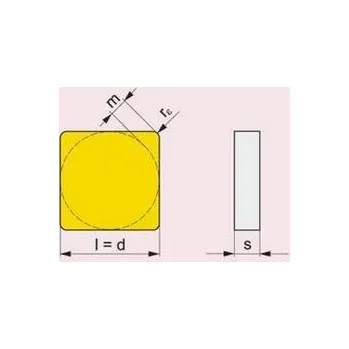 Soustruh Pramet SK břitová destička SNUN 120408 S20 - PM-SNUN-120408-S20
