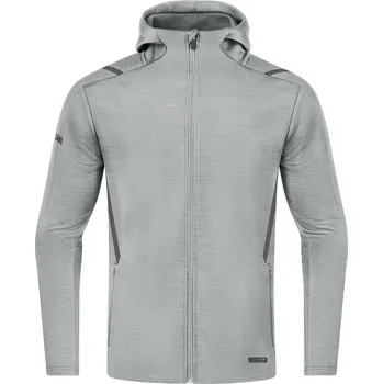 Pánská casual bunda JAKO CHALLENGE vycházková bunda s kapucí šedá