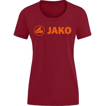 Pánské tričko JAKO Bavlněné triko Promo vel. 42, vínová