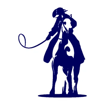 Samolepící dekorace SAMOLEPKA Kovboj 002 levá na koni s bičem (23 - tmavě modrá) NA AUTO, NÁLEPKA, FÓLIE, POLEP, TUNING, VLASTNÍ TEXT, TISK, AUTOSAMOLEPKY.cz, POLEPY, OBRÁZEK, LOGO, SAMOLEPKY