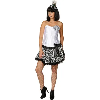 Karnevalový kostým Dámská sukně - Zebra L/XL