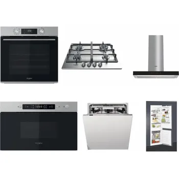 Set domácích spotřebičů WHIRLPOOL OMK58CU1SX + WHIRLPOOL TKRL 661 IX EU + WHIRLPOOL WHBS 62F LT K + WHIRLPOOL MBNA910X + WHIRLPOOL WIO 3T133 PLE + WHIRLPOOL ART 65031