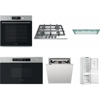 Set domácích spotřebičů WHIRLPOOL OMK58CU1SX + WHIRLPOOL TKRL 661 IX EU + WHIRLPOOL AKR 650/1 IX + WHIRLPOOL MBNA910X + WHIRLPOOL WIC 3C33 PFE + WHIRLPOOL WHC18 T311