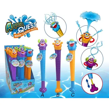 Bazén Alltoys Vodní dělo rotační příšerky 46 cm - fialová hlava