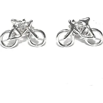 Náušnice Stříbrné náušnice kola - DN18NŠ (Stříbrné náušnice na šroubek kola)