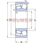 SKF 24132 CC/C3W33 soudečkové ložisko