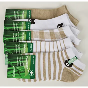 Dámské ponožky PESAIL Dámské bambusové zdravotní kotníkové ponožky vz.86 Velikost: 39 - 42