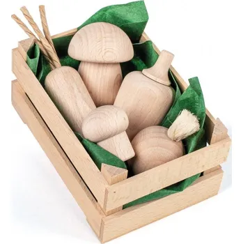 Dřevěná hračka Erzi - Německo Set potravin malý zelenina natural
