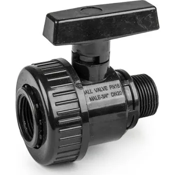 Ventil BRADAS Kohout se šroubením PE vnitřní / vnější závit 6/4" DSRA16VF64M64