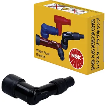 Zapalovací a žhavicí svíčka NGK fajfka na zapalovací svíčky (NR 8070) ebonitová ohnutá (90) barva černá (NGK fajfka na zapalovací svíčky (NR 8070) ebonitová ohnutá (90) barva černá)