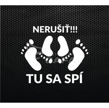 samolepka Nálepka - Nerušit tady se spí - NALEPKA36