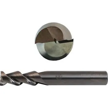 Příslušenství k frézce NÁSTROJE CZ Fréza 1-50/3mm, 2břity, stopka 4mm čelní válcová, břit přes střed, na neželezné kovy - CZTK-6232-010-GS-AL-HA