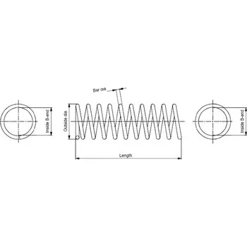 KAGER Pružina podvozku 84-0447