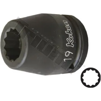 Gola hlavice Kovaná nástrčná hlavice 3/4" profil 12-hran 19 mm, řemenice pro vozidla VW