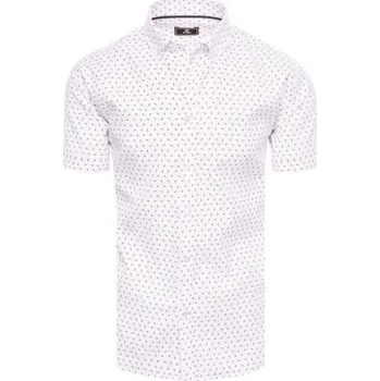 Pánská košile Pánská košile s krátkým rukávem RUTA bílá