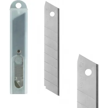 Pracovní nůž Hoegert HT4C662 Vyměnitelné lámací nože 18 mm, ocel SK5, 10 kusů v blistru